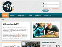 Tablet Screenshot of make717.org